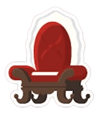 Santa's Throne Sticker