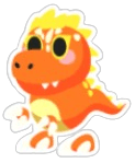 Scorching Kaijunior Sticker