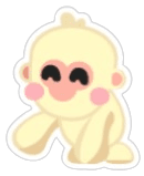 Snow Monkey Sticker