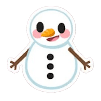 Snowman Sticker