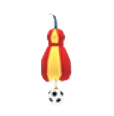 Spain Soccer Earrings