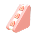 Strawberry Sandwich Chew Toy