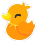 Sunrise Duckling Sticker