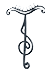 Treble Clef Pogo Stick