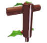 Yule Log Pogo Stick